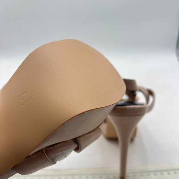 FSJ Neutral Platform High Heel Ankle Strap Sandals Open Toe Sexy Strappy Shoes - Picture 6 of 8